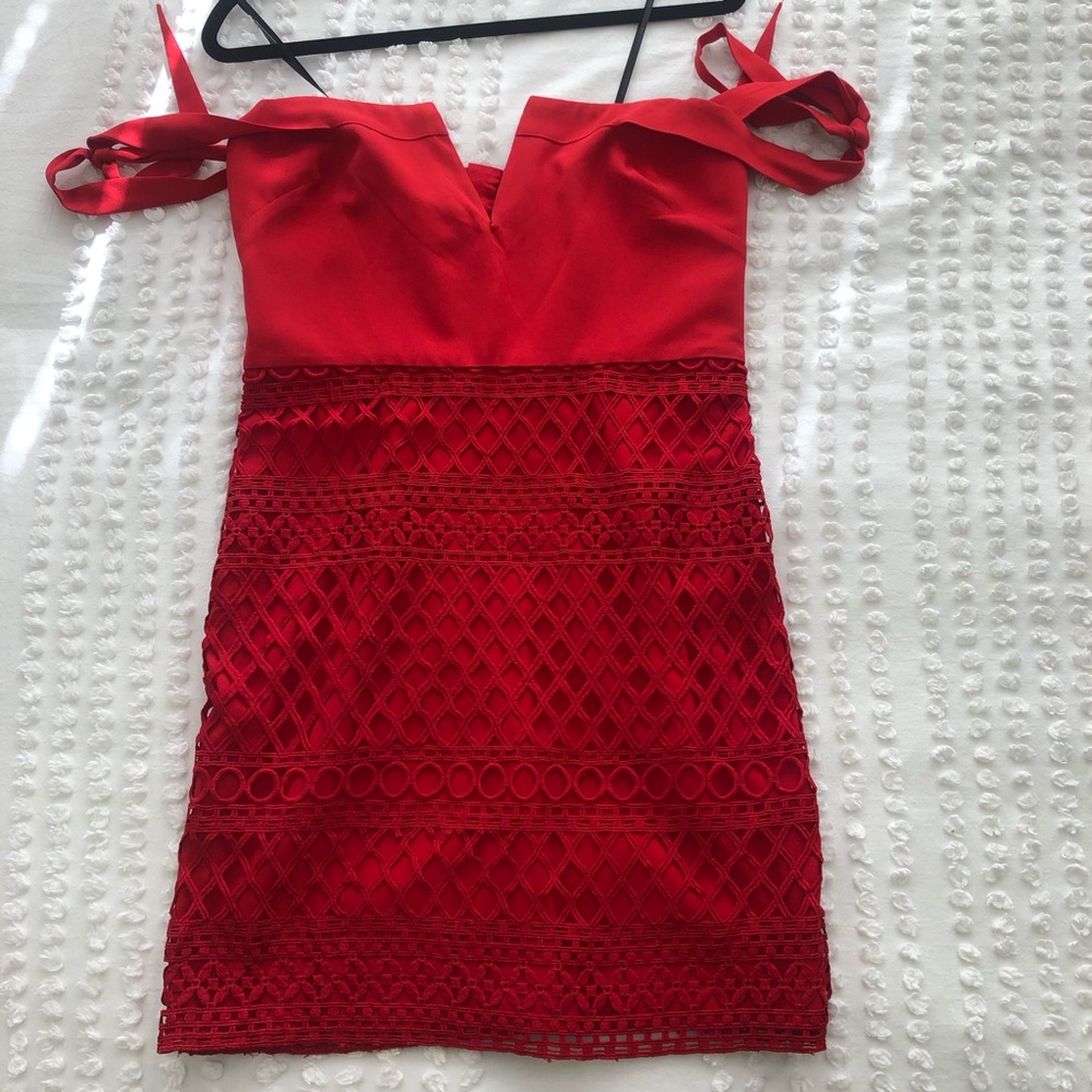 Revolve Stylestalker Jackson Off the Shoulder Mini Dress - Picture 4 of 12